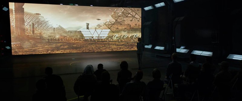 Apresentação sobre a colonização em Marte.