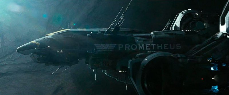 A nave USCSS Prometheus.