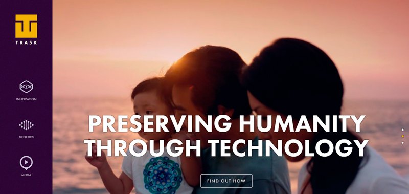 Homepage do site.