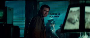 O policial Rick Deckard.
