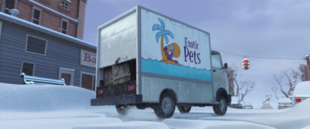Transporte de animais exóticos.